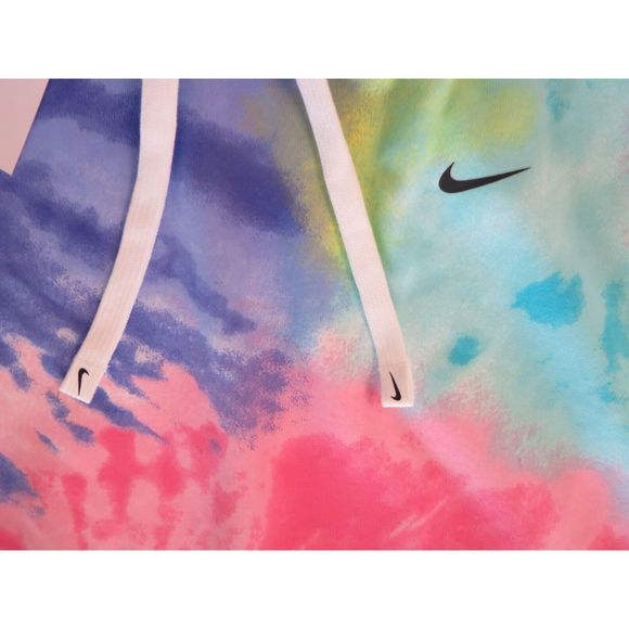 Nike DR8155 658 Women's Sz L Multi Tie Dye French Terry Training Hoodie $65 - Picture 2 of 6